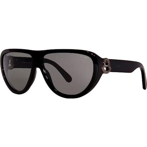 Moncler Sunglasses ML0249-02A Black w/ Gray Lens