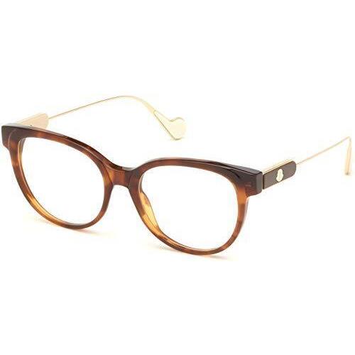 Moncler RX Eyeglasses ML 5056-F052 Brown Havana w/ Demo Lens 53mm