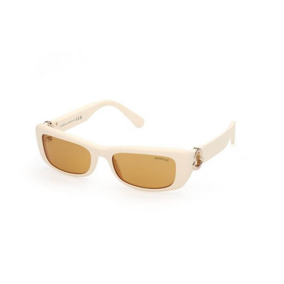 Moncler Sunglasses ML 0245-25E Pale Gold w/ Honey Lens 55mm