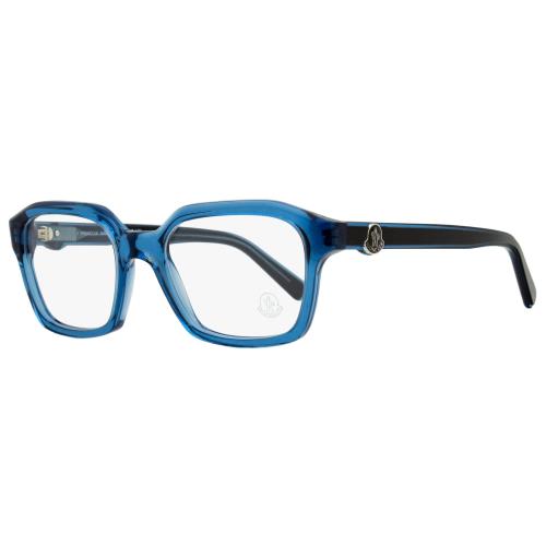 Moncler Rectangular Eyeglasses ML5181 090 Blue/black 52mm