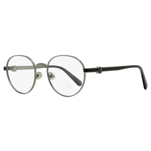 Moncler Round Eyeglasses ML5179 008 Gunmetal/gray 51mm