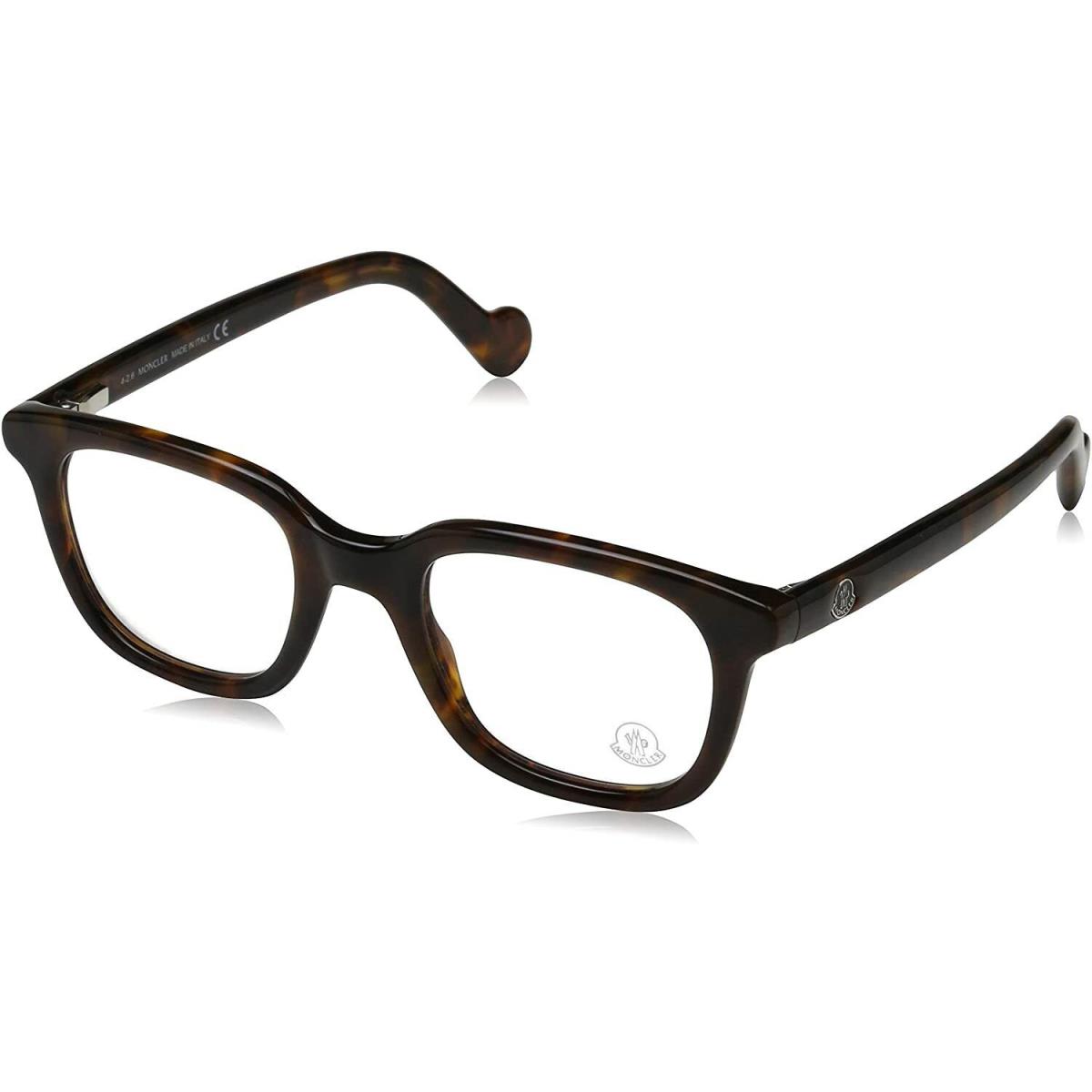 Moncler ML5003 052 Tortoise Bold Plastic Eyeglasses Frame 50-22-145 Italy 5003