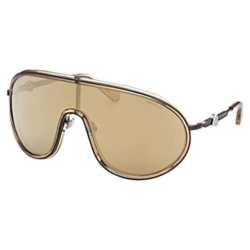 Moncler Sunglasses ML0222-57L Light Brwon W/ Bronze Mirror 99mm