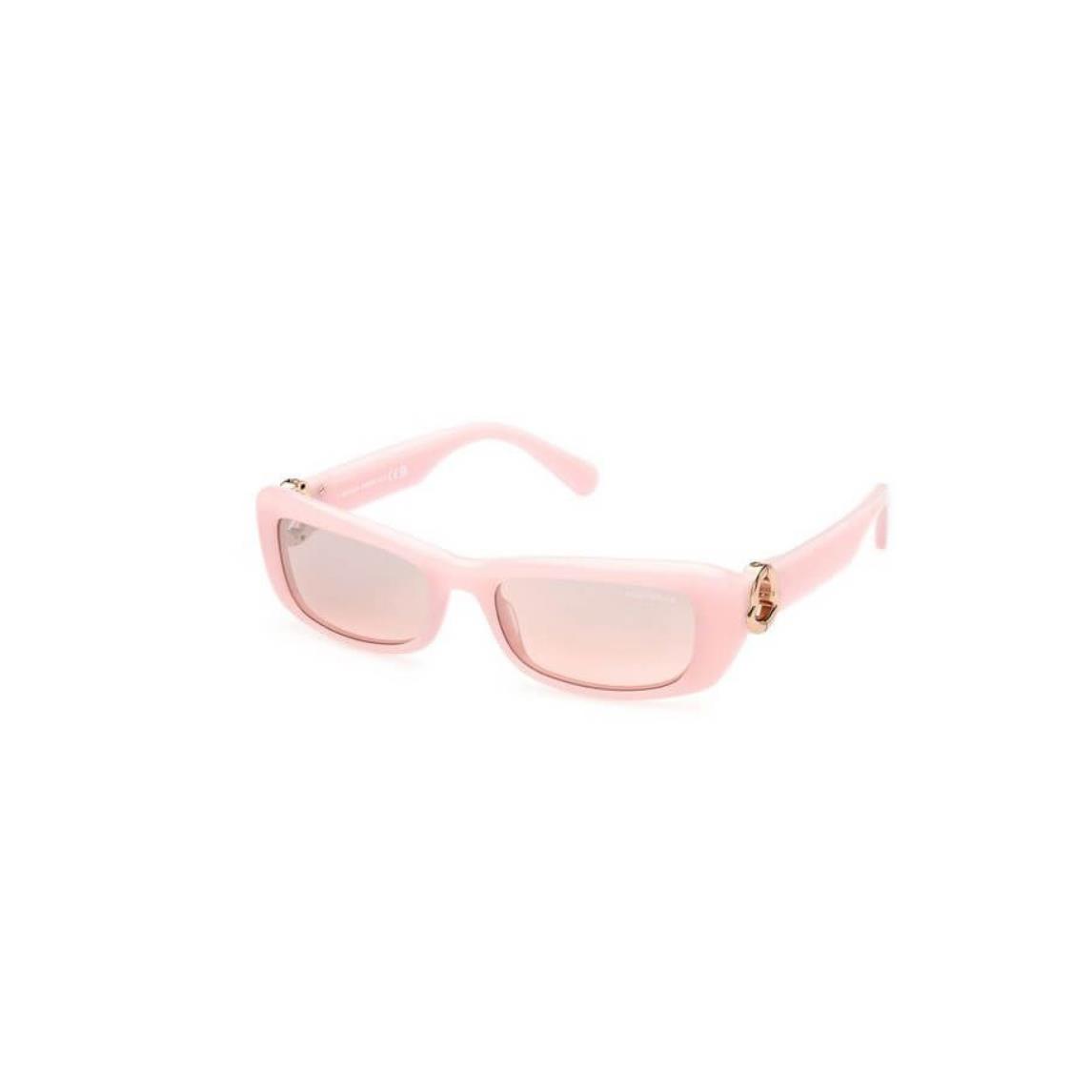 Moncler Sunglasses ML 0245-72Z Pink W/ Violent Pink Lens 55mm