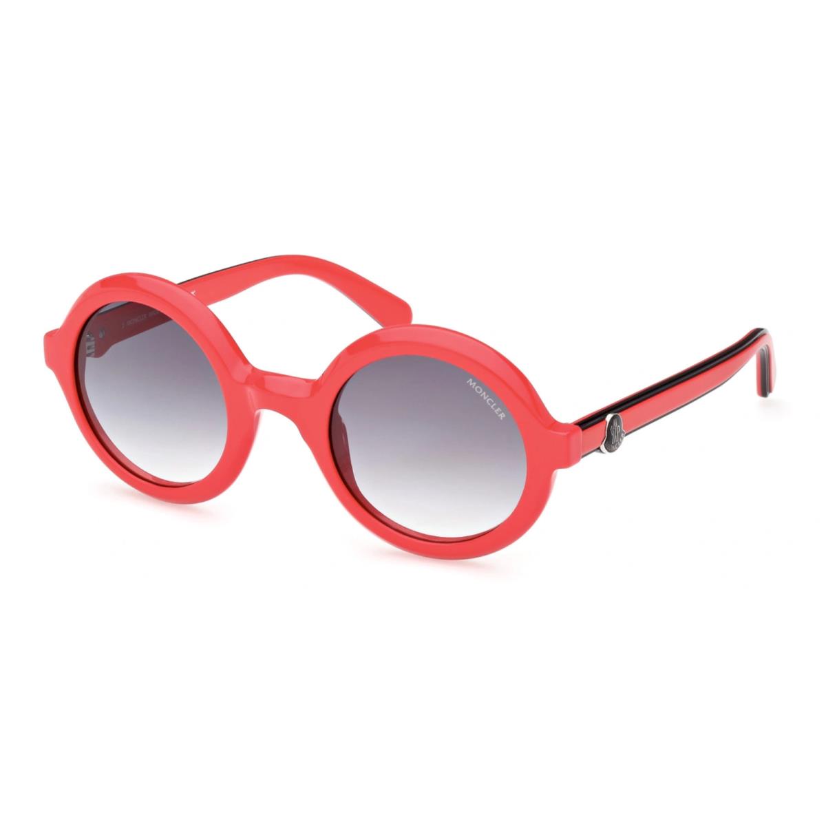 Moncler Sunglasses ML 0261-66B Red w/ Gray Lens 50mm