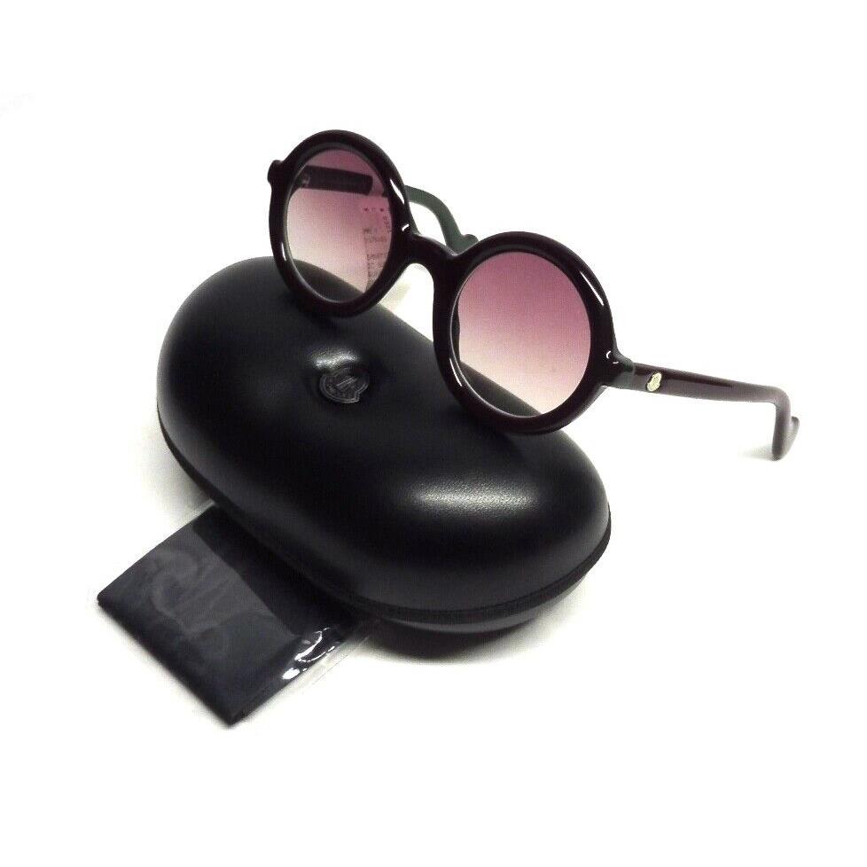 Moncler Mrs Moncler ML0005 51T Round Bordeaux/pink Sunglasses