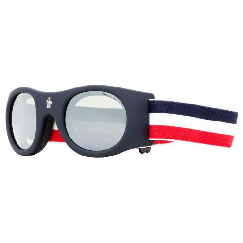 Moncler ML0051 Band Ski Goggles 92C Matte Blue