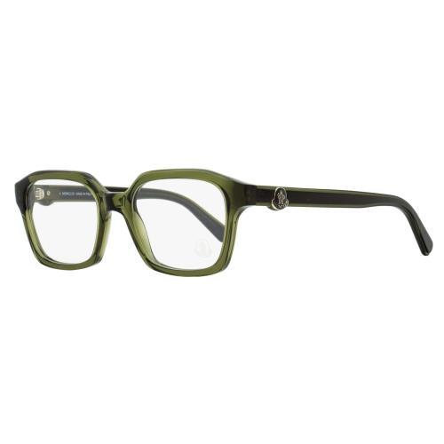 Moncler Rectangular Eyeglasses ML5181 096 Green/black 52mm