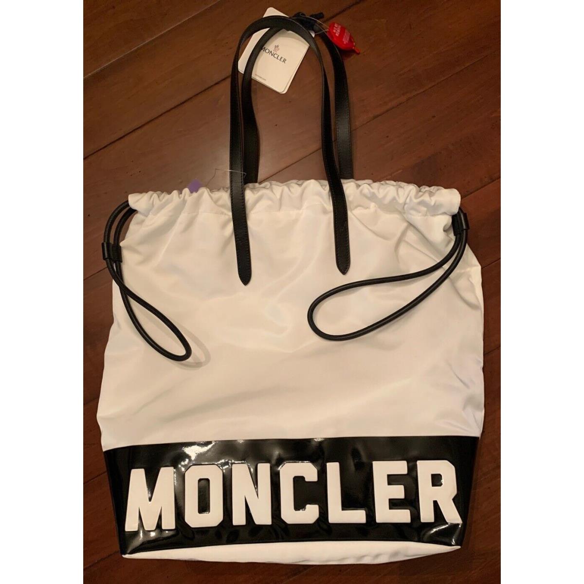 Moncler Large Bucket Bag Bianco White