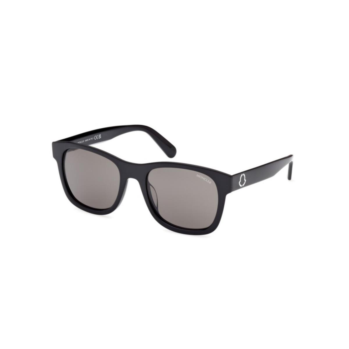 Moncler Sunglasses ML0250-P - 01A Black w/ Gray Smoke Lens 55mm