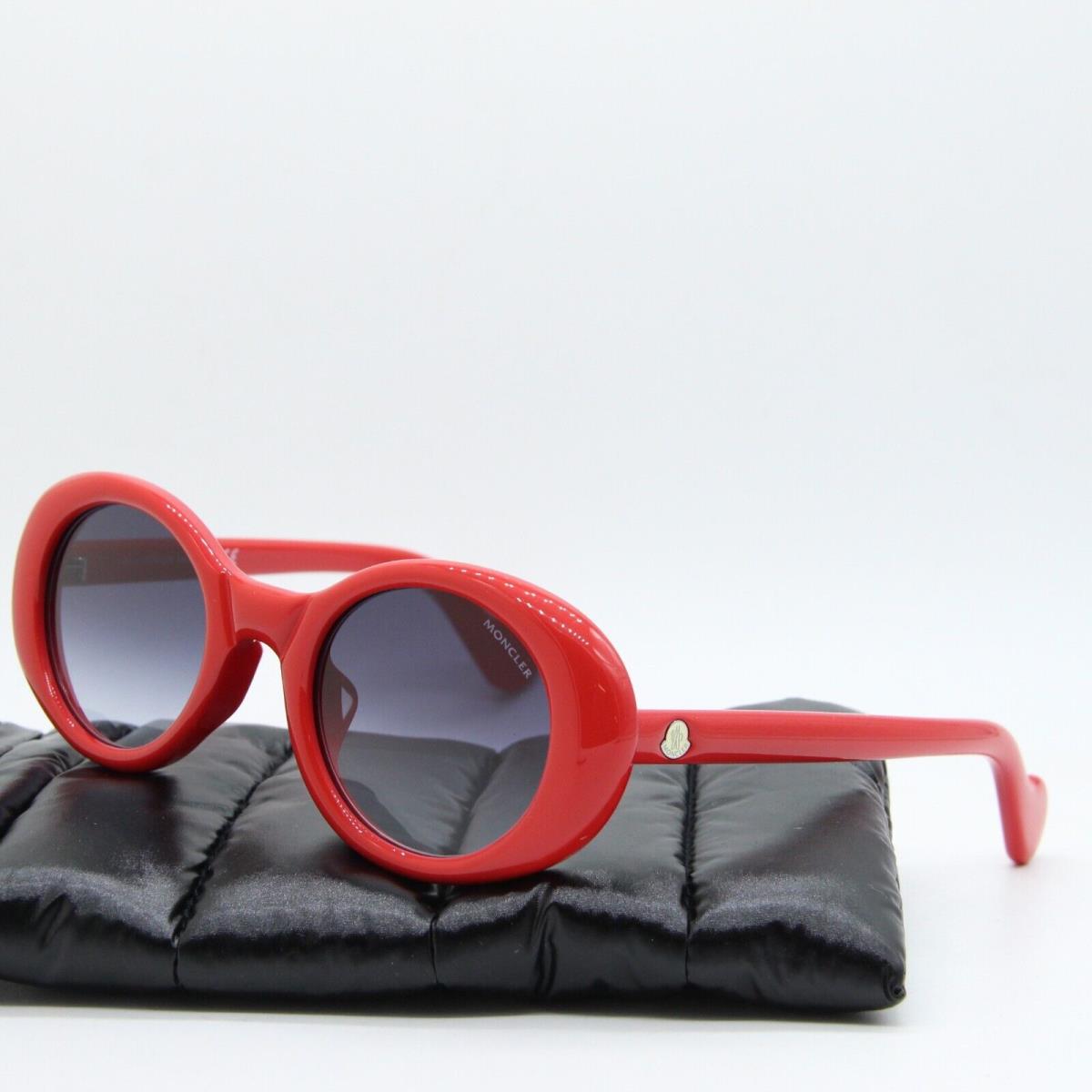 Moncler ML 0101-F 66W Red Blue Sunglasses W/case 48-23