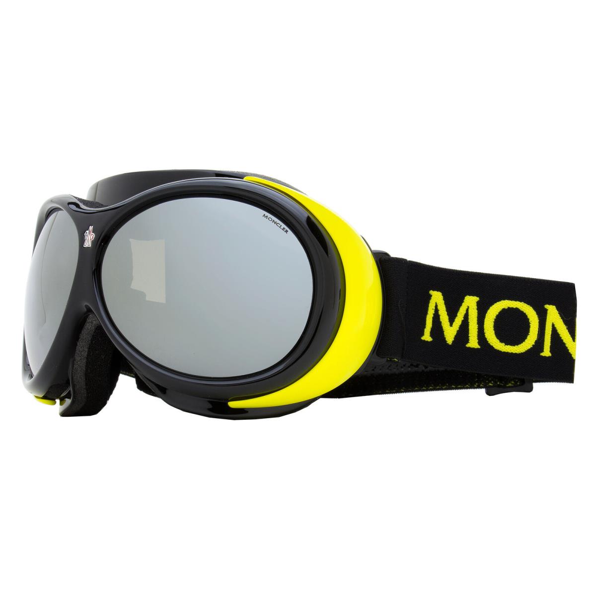 Moncler ML0130A Vaporice Ski Goggles 39C Black/yellow