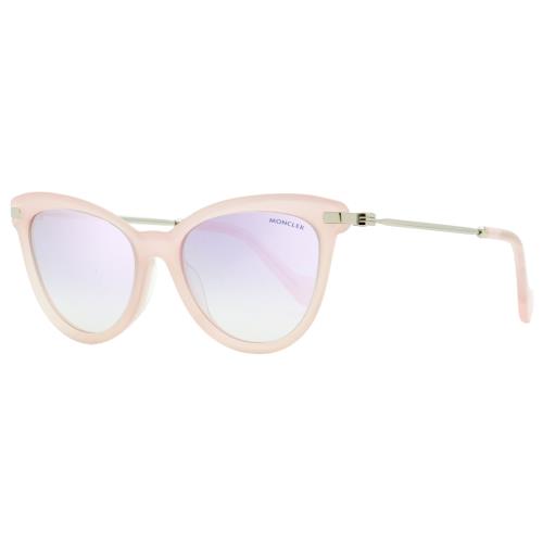 Moncler Cateye Sunglasses ML0080 72X Opal Rose/ruthenium 54mm 0080