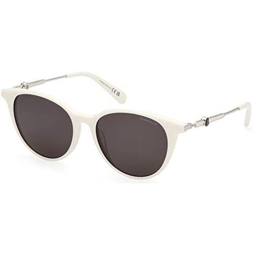 Moncler Sunglasses ML 0226 -F 21D Cream White W/smoke 53mm