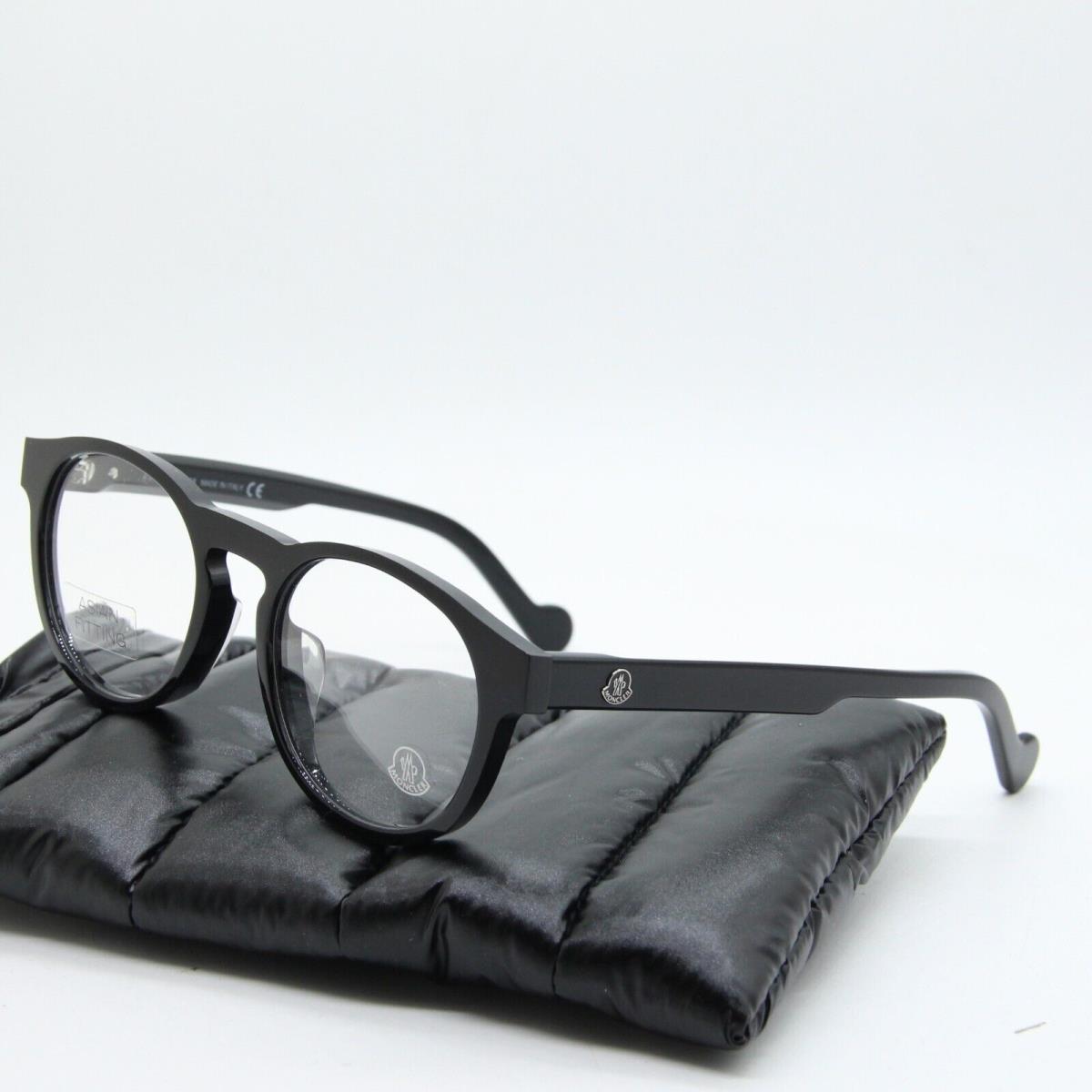 Moncler ML 5051-F 001 Black Eyeglasses W/case 52-20