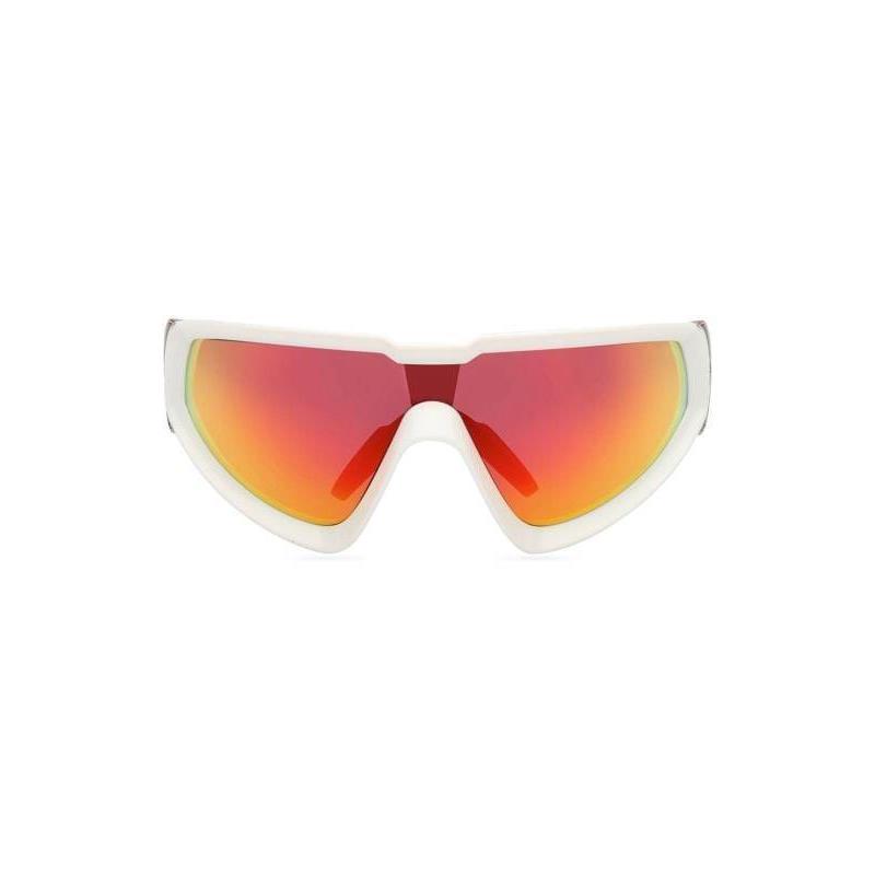 Mens Moncler Wrapid Shield 80mm Sunglasses White/gradient