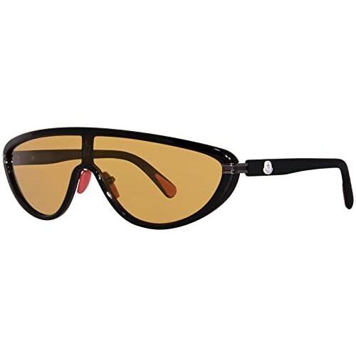 Moncler Sunglasses ML 0239-01E Shinny Black W/ Honey Lens 0mm