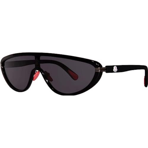 Moncler Sunglasses ML 0239-01A Shinny Balck W/ Smoke Lens 0mm