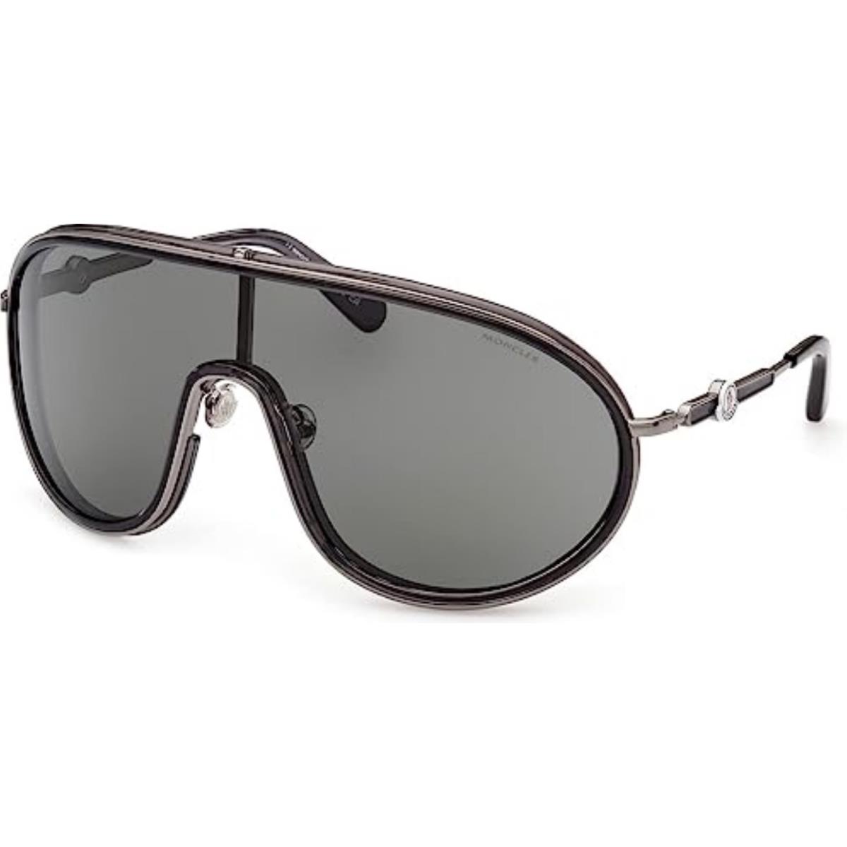 Moncler Sunglasses ML 0222-01A Dark Gary W/ Smoke Lens 0MM