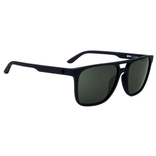 Spy Optic Czar Sunglasses - Soft Matte Black / Hd+ Gray Green Polar