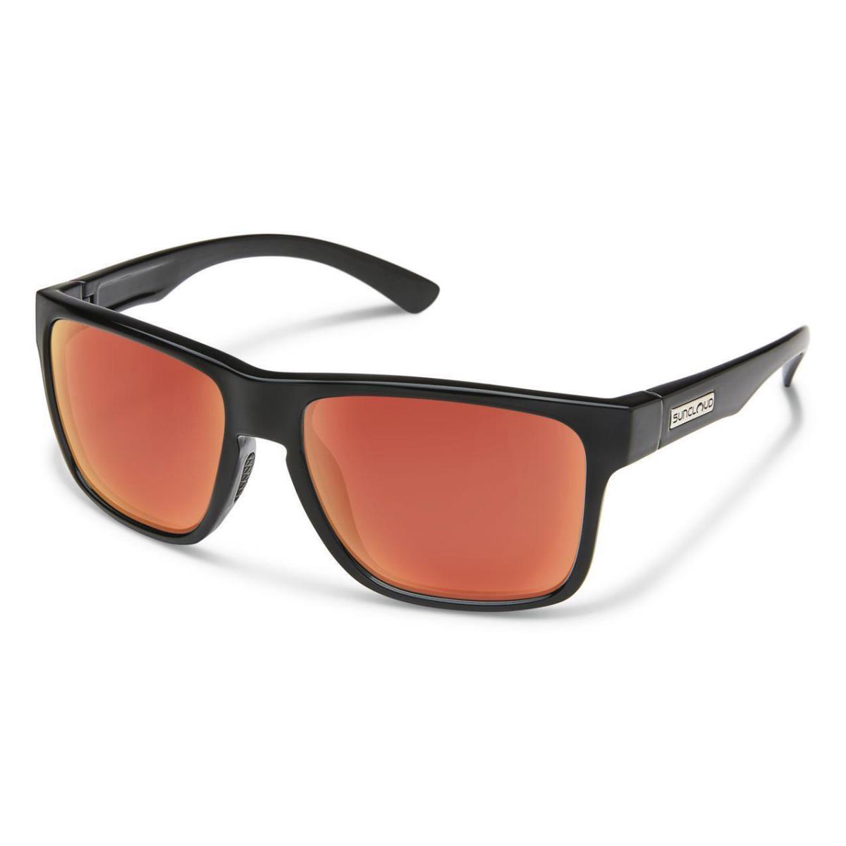 Smith Rambler Sunglasses Black - Polarized Red Mirror