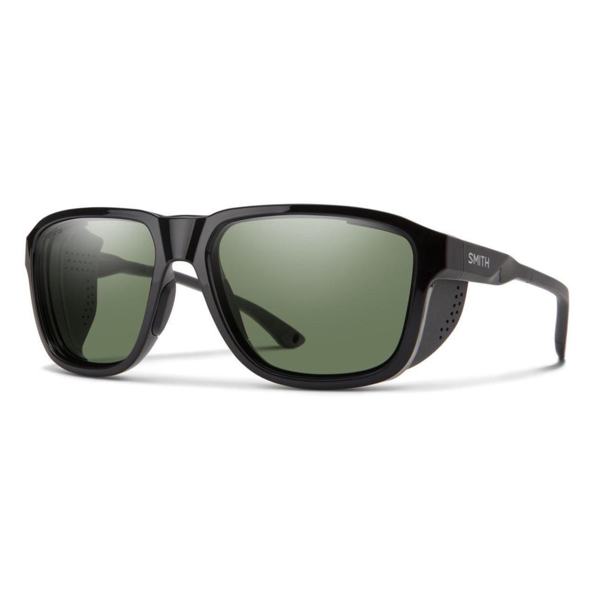 Smith Embark Sunglasses Black - Chromapop Polarized Gray Green