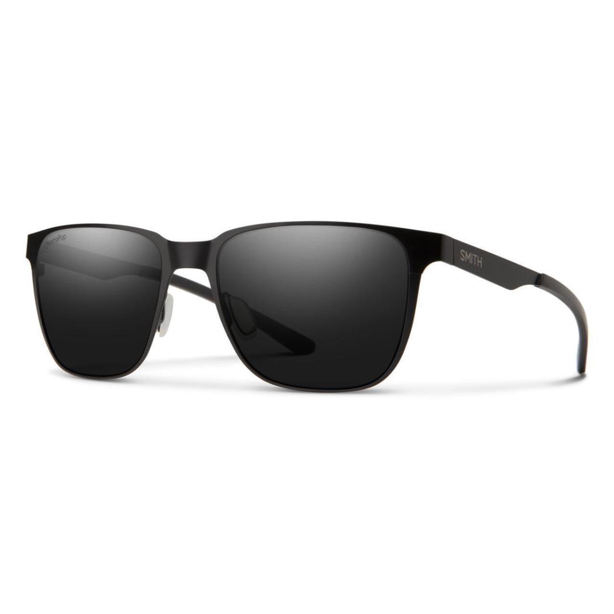 Smith Lowdown Metal Sunglasses Matte Black - Chromapop Polarized Black