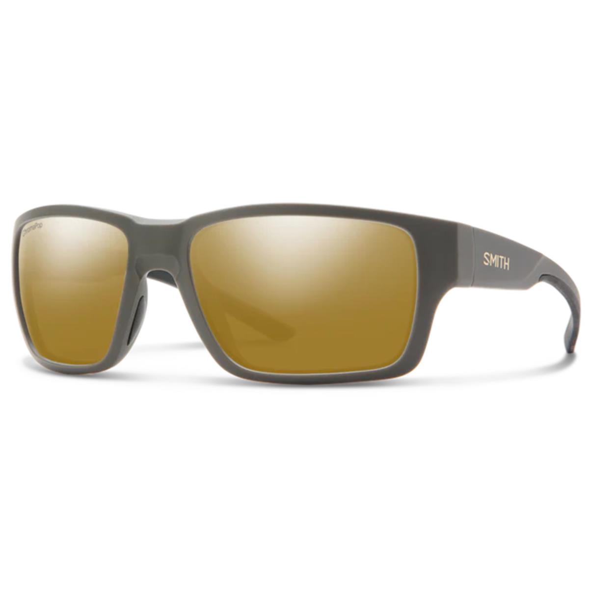 Smith Outback Sunglasses-matte Gravy-chromapop Polarized Bronze Mirror