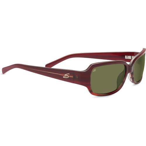 Serengeti Annalisa Sunglasses One Size Red Taupe Tortoise Frame