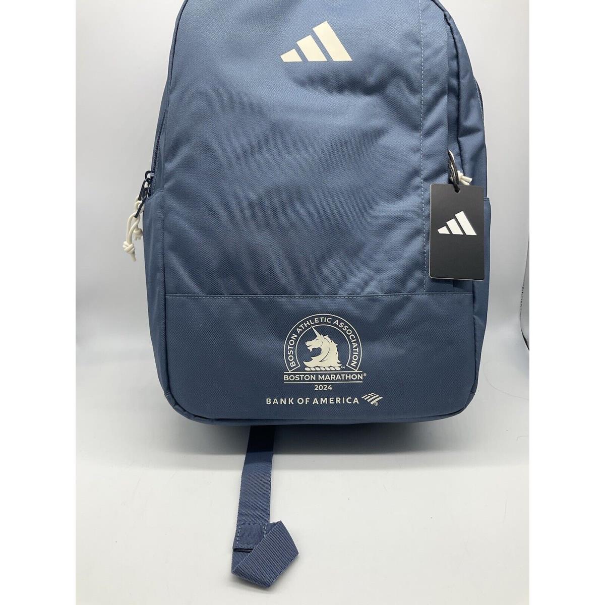 Adidas Boston Marathon 2024 Blue Backpack Free Clear Baa Bag