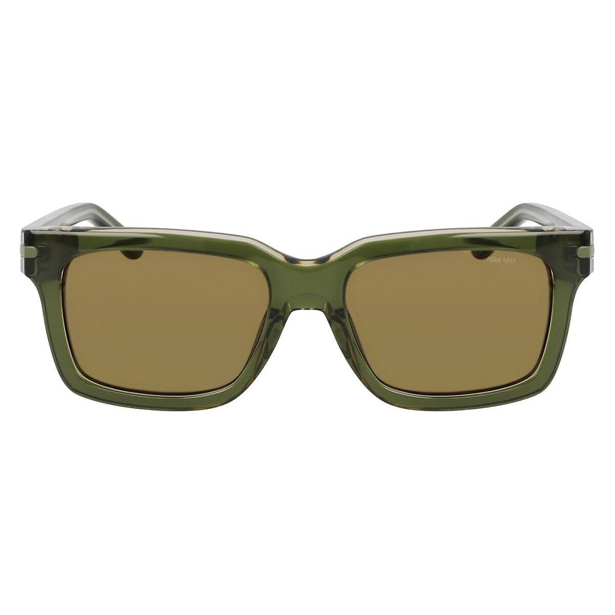 Nike Crescent I EV24017 Men Sunglasses Medium Olive 54mm - Frame: Medium Olive, Lens: Green