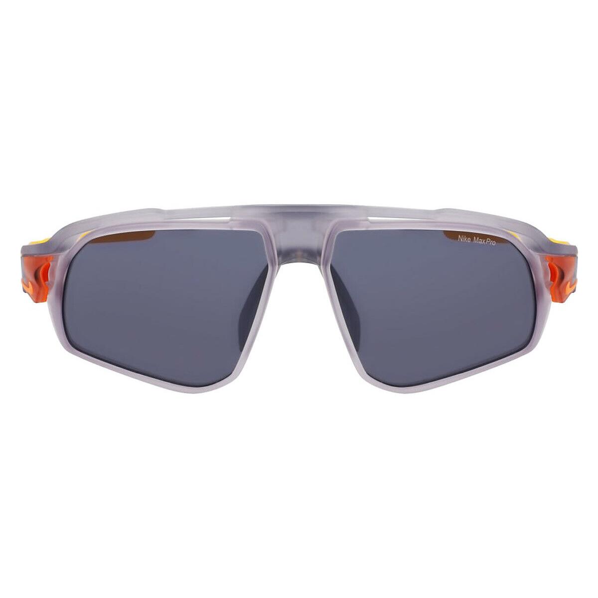 Nike Flyfree FV2387 Men Sunglasses Matte Wolf Gray 59mm - Frame: Matte Wolf Gray, Lens: Gray/Clear