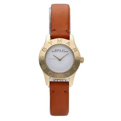 Marc by Marc Jacobs MBM1219 Mini Gold Tone with Leather Strap Women`s Watch