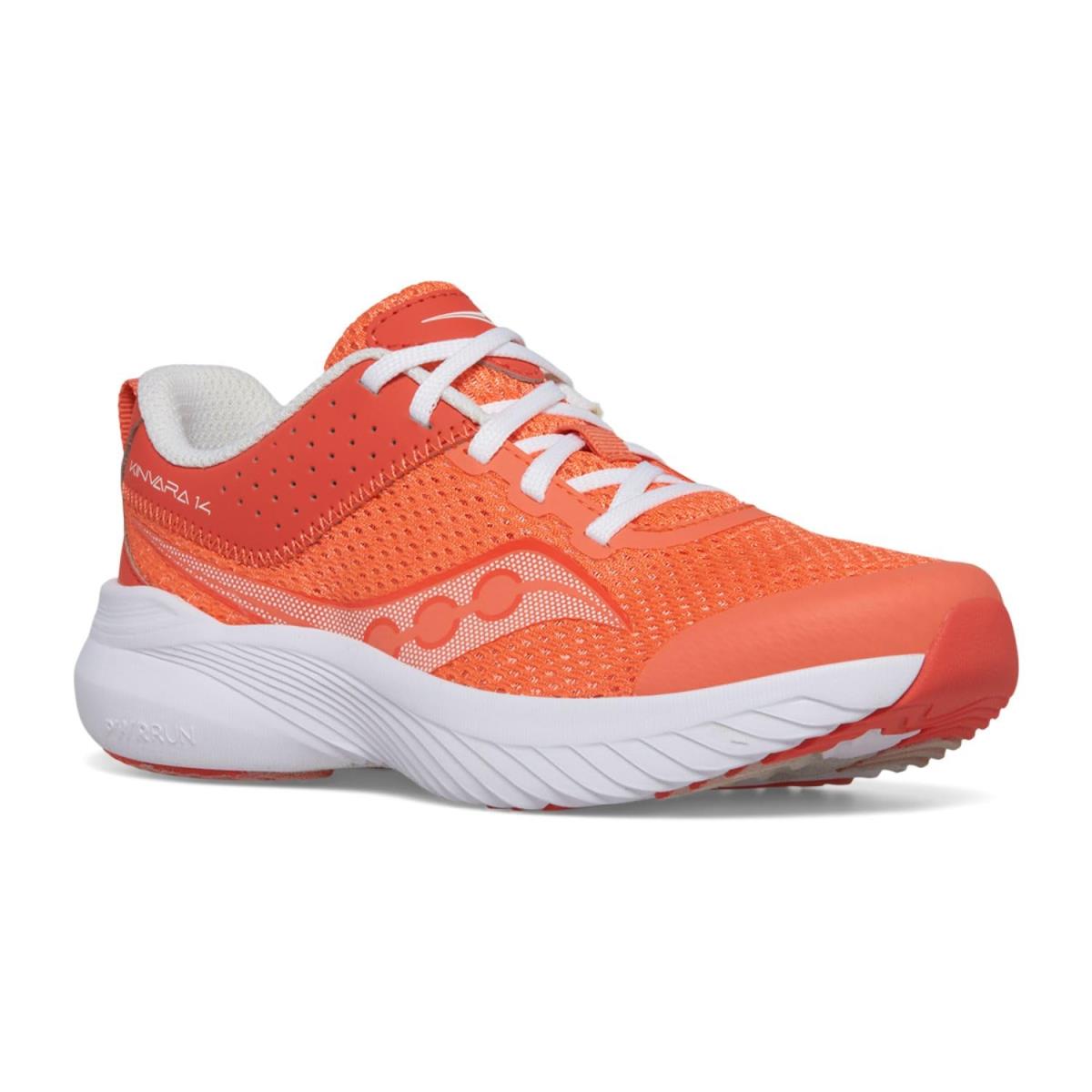 Children Unisex Shoes Saucony Kids Kinvara 14 Ltt Big Kids - Coral