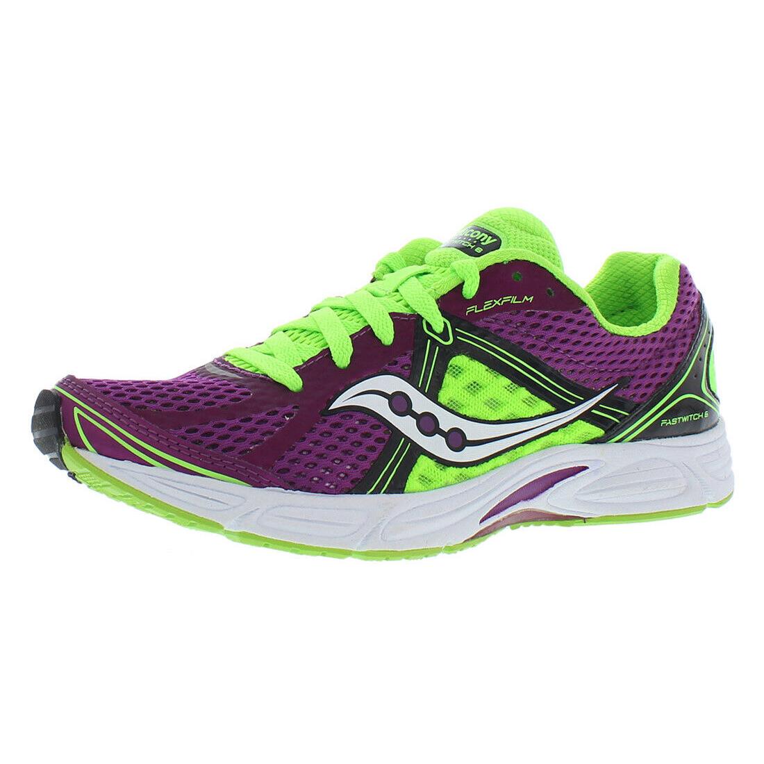 Saucony Fastswitch 6 Womens Shoes Size 8 Color: Slime/black/coral