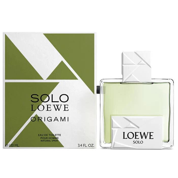 Solo Origami by Loewe 3.4oz Edt Men