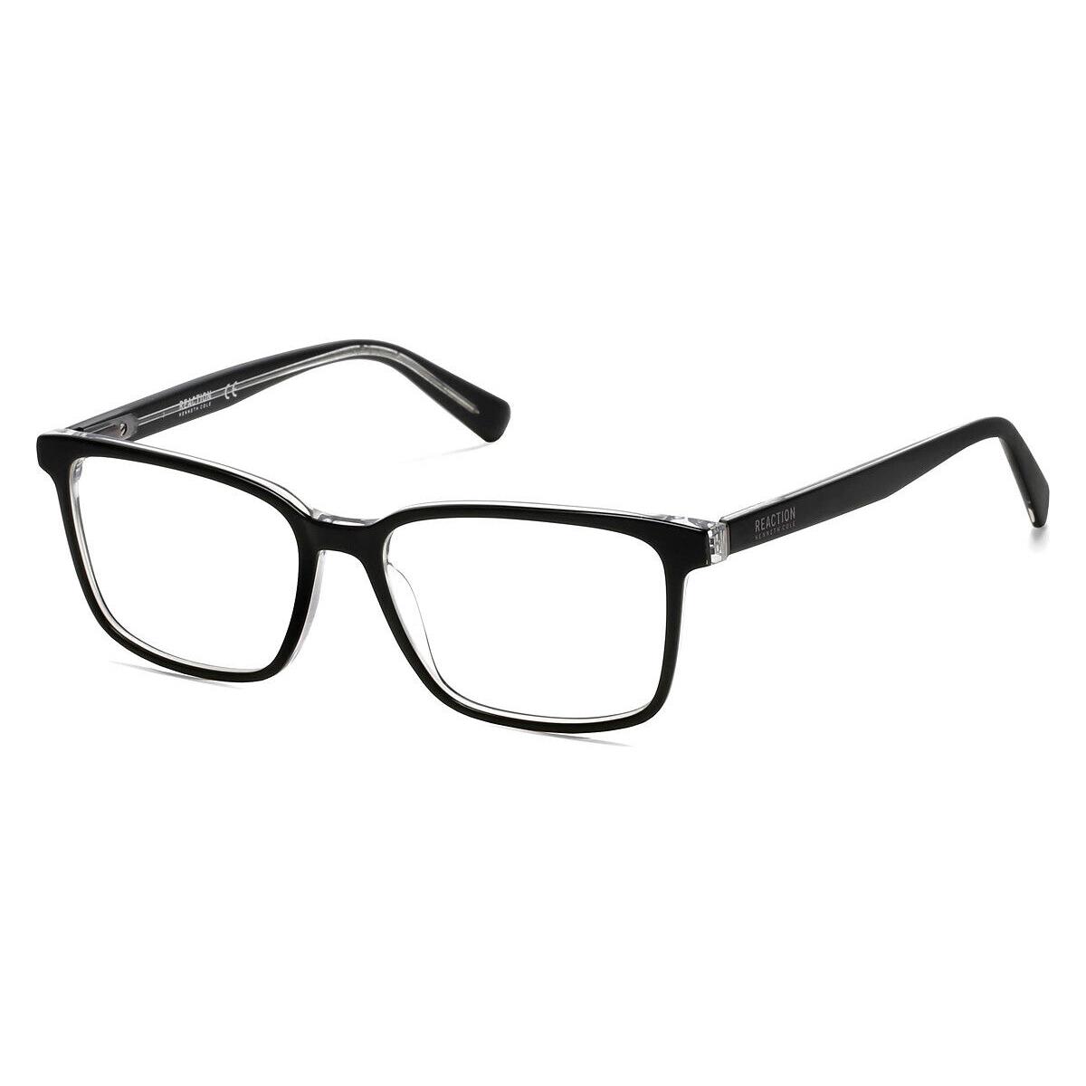 Kenneth Cole KC0933 Eyeglasses Men Black/crystal Square 54mm