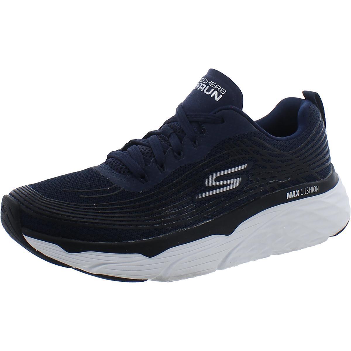 Skechers Mens Max Cushioning Eite Knit Goga Mat Running Shoes Sneakers Bhfo 9864 - Navy/Black