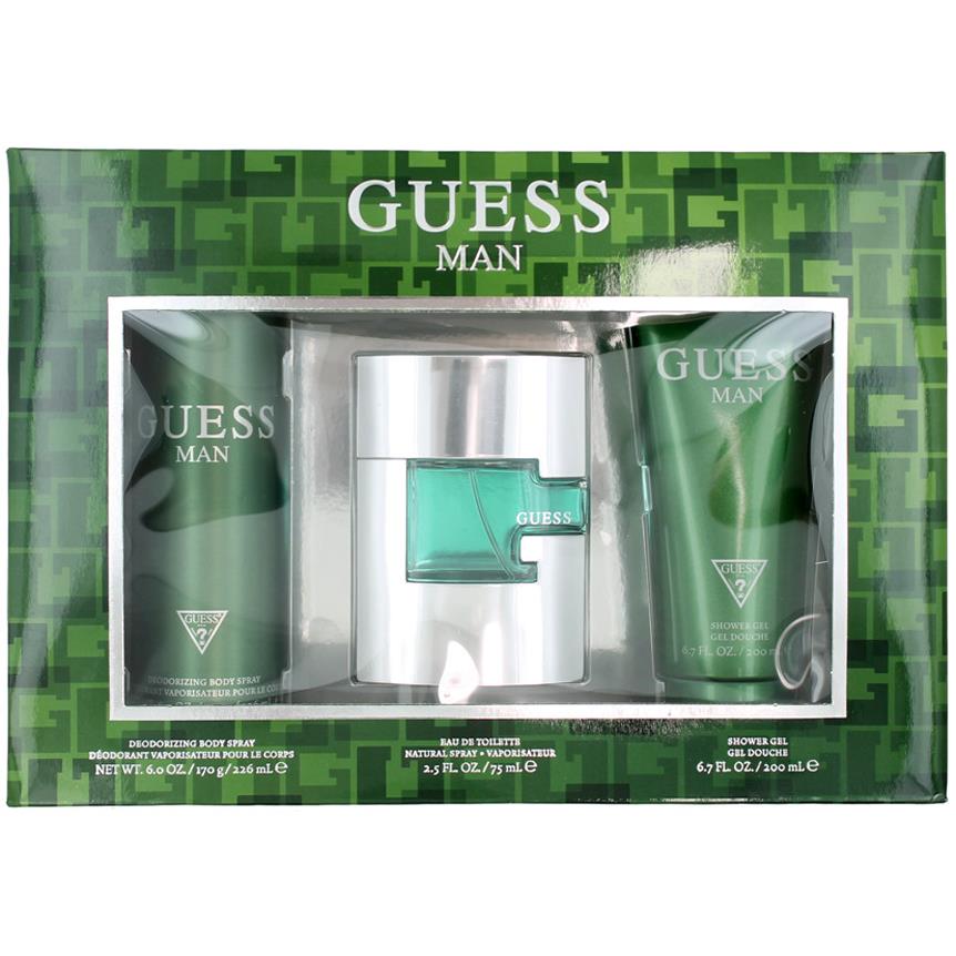 Man By Guess For Men Set: EDT3.4 + Body Spray6.0 + Shower Gel 6.7