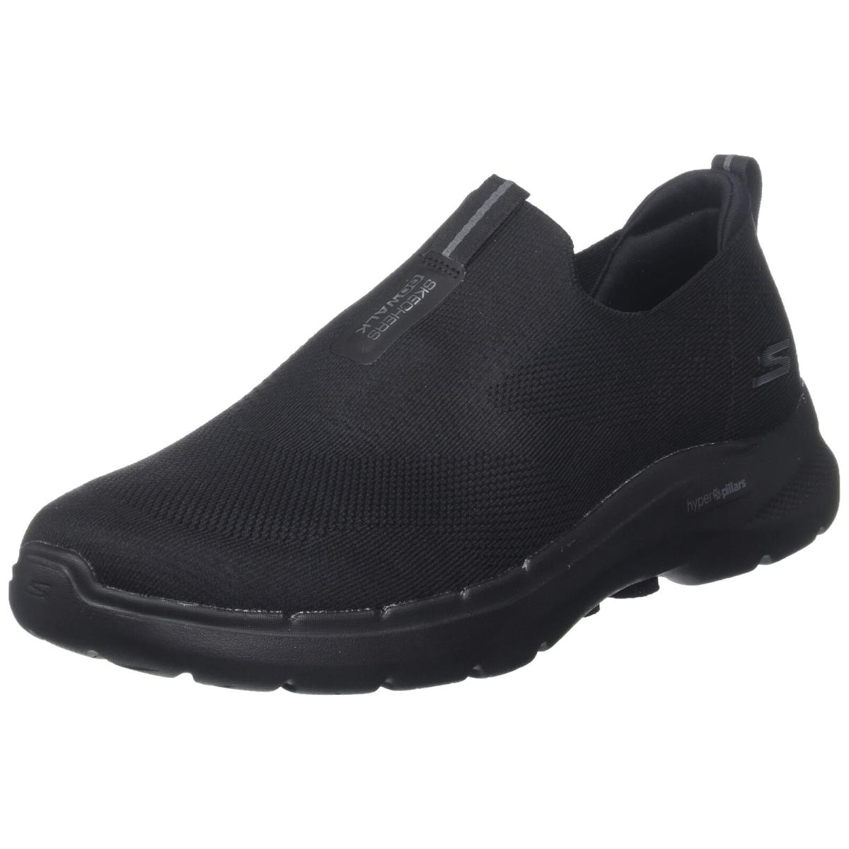 Skechers Men`s 10.5 X-wide Black Gowalk 6-Stretch Fit Slip-on Athletic - Black, Manufacturer: Black