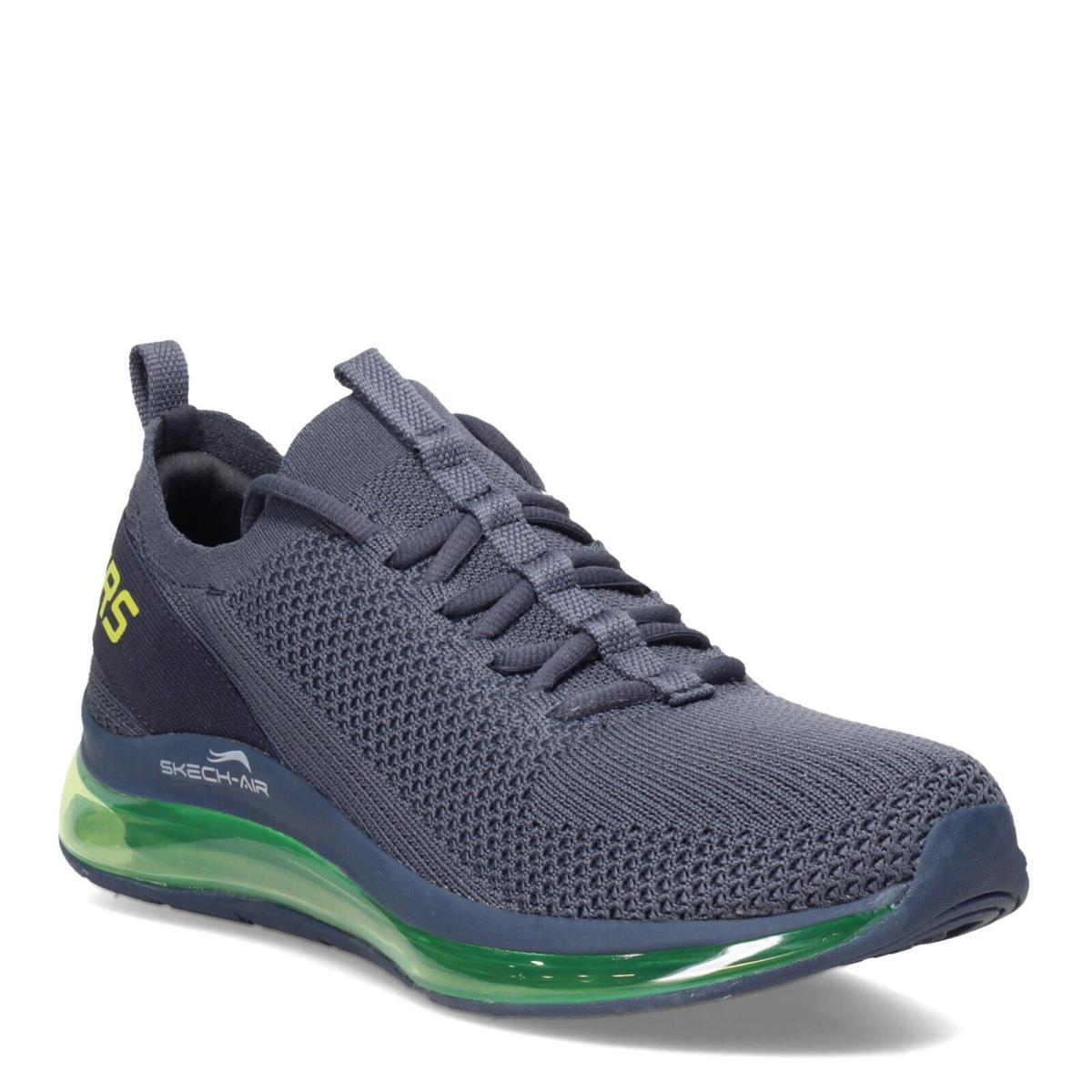 Skechers Skech-air Element 2.0 Vestkio Low Sneakers Men Shoes Navy Size 10.5 - NAVY LIME