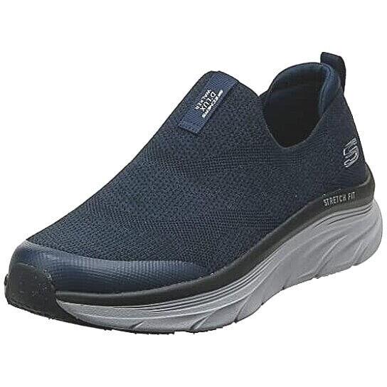 Skechers D`lux Walker Quick Upgrade Slip-on Sneakers Men Shoes Navy Size 13