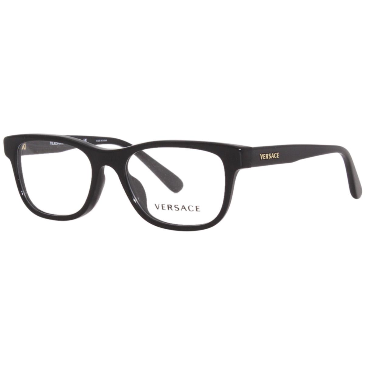 Versace VK3325U GB1 Eyeglasses Frame Youth Kids Black Full Rim Square Shape 47mm