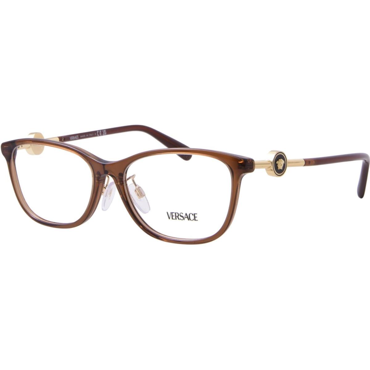 Versace Eyeglasses VE3297D 5324 55mm Transparent Brown / Demo Lens