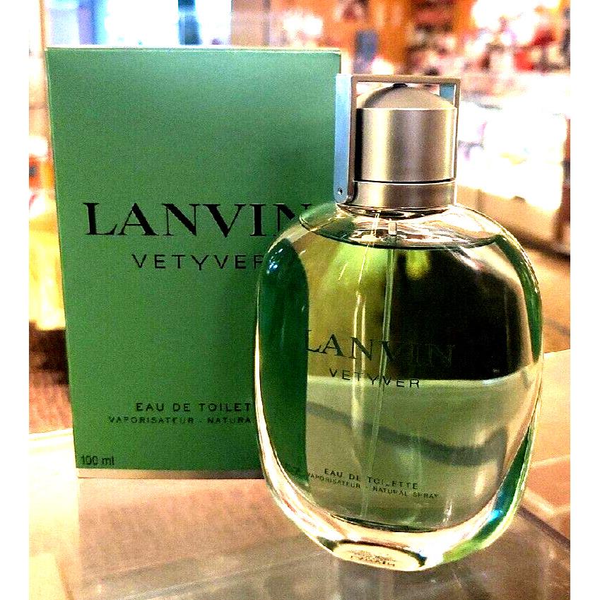 Lanvin Vetyver 3.4 oz Eau de Toilette Spray Made In France