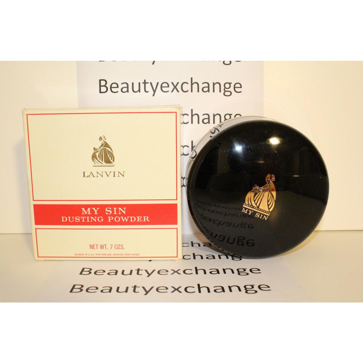 My Sin Lanvin Perfume Dusting Powder 7 oz Boxed