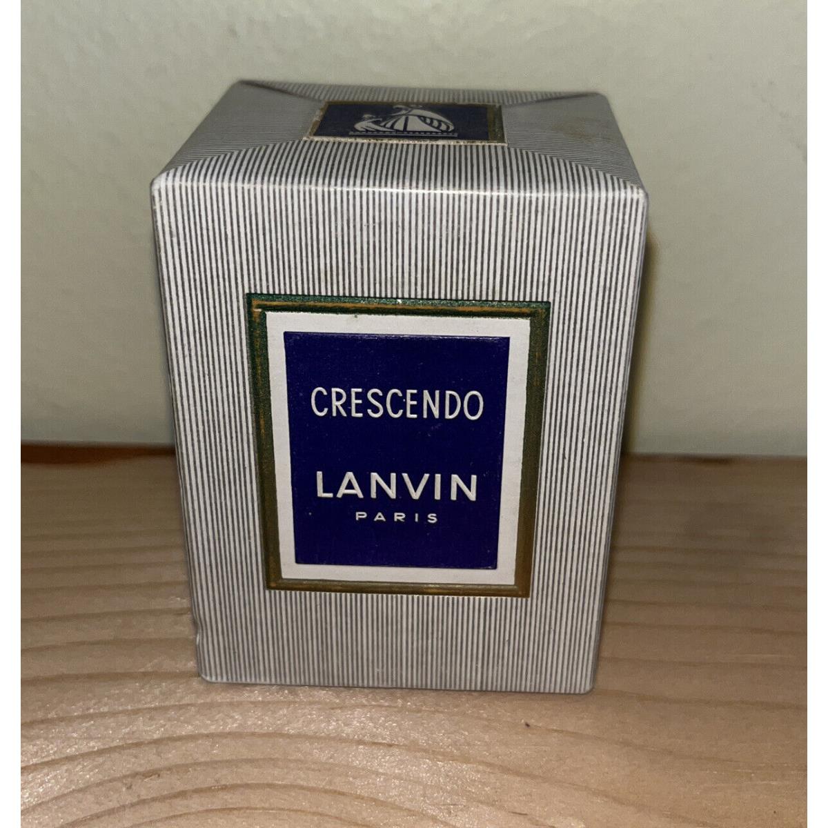 Vintage 60s Crescendo by Lanvin 15g 15 ml 1/2 oz Pure Parfum/ Extrait