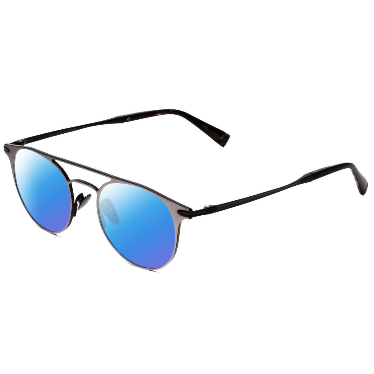 John Varvatos V169 Lady Polarized Sunglasses in Gun Metal Silver 49 mm 4 Options Blue Mirror Polar