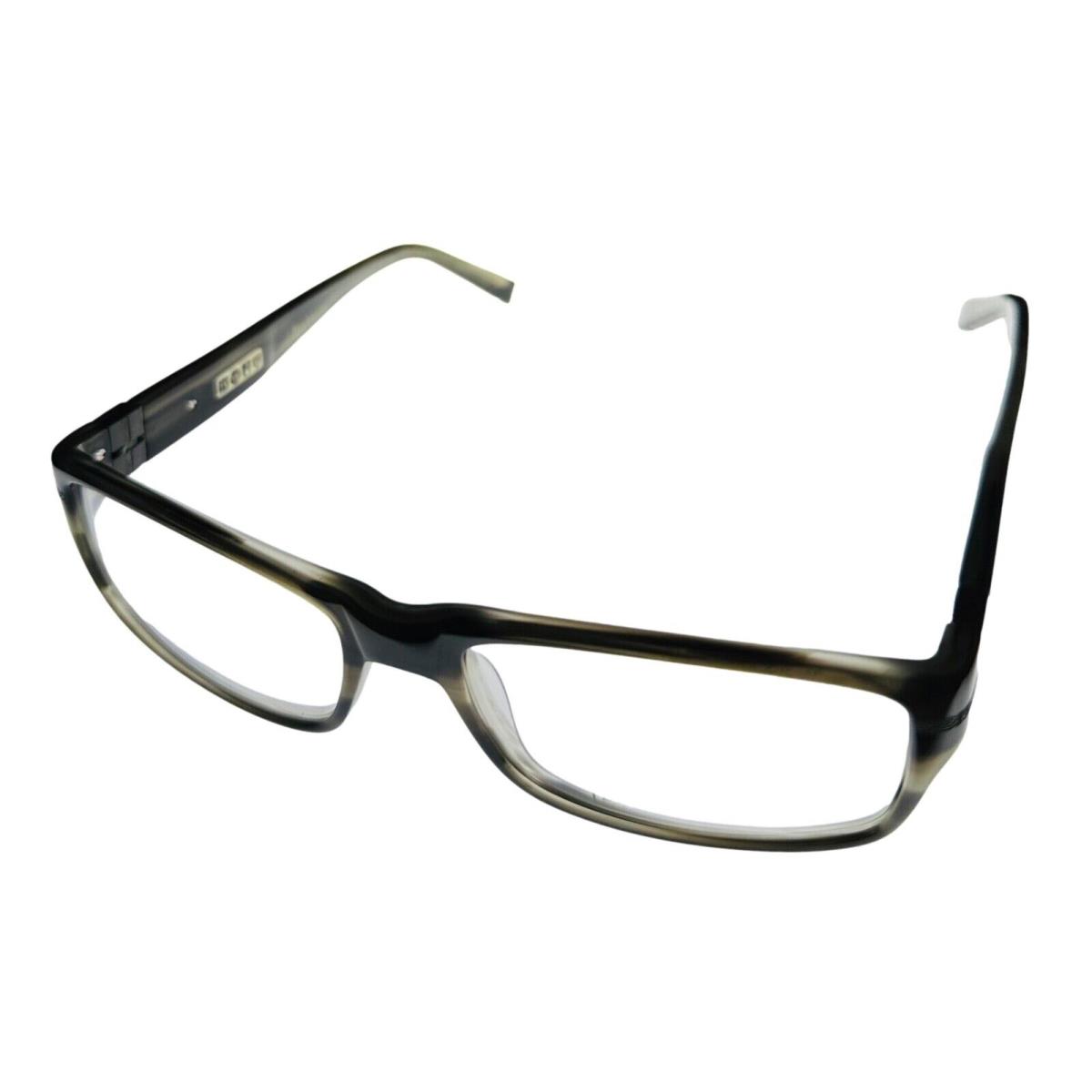 John Varvatos Mens Ophthalmic Eyeglass Plastic Rectangle Frame V339 Smoke 55mm