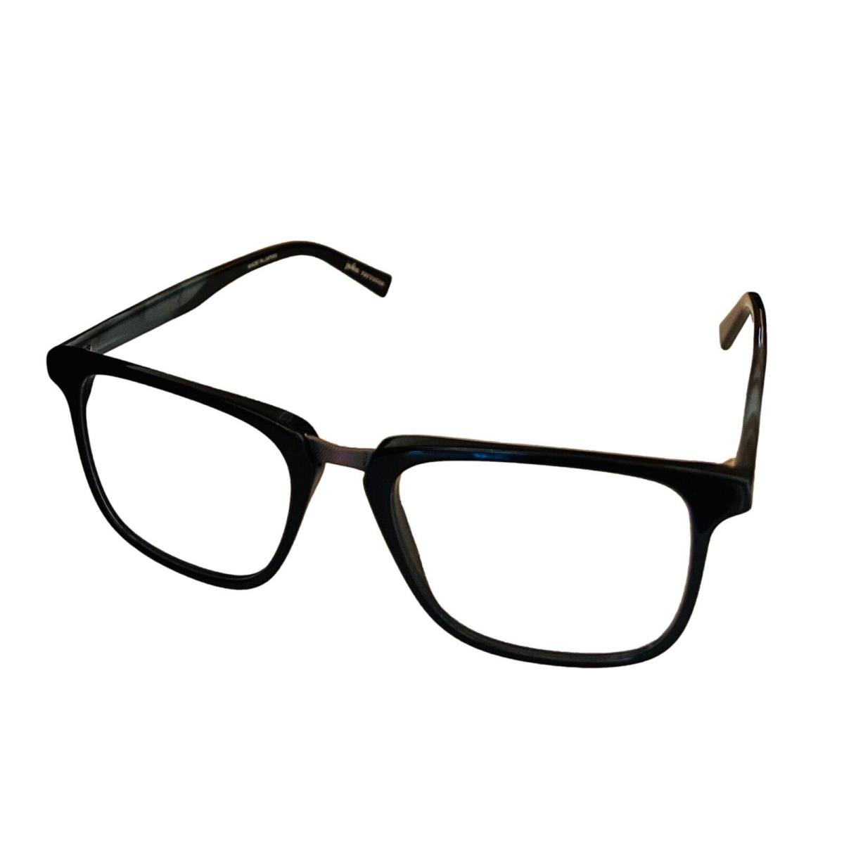 John Varvatos Mens Eyeglass Rectangle Black Plastic V373. 54mm